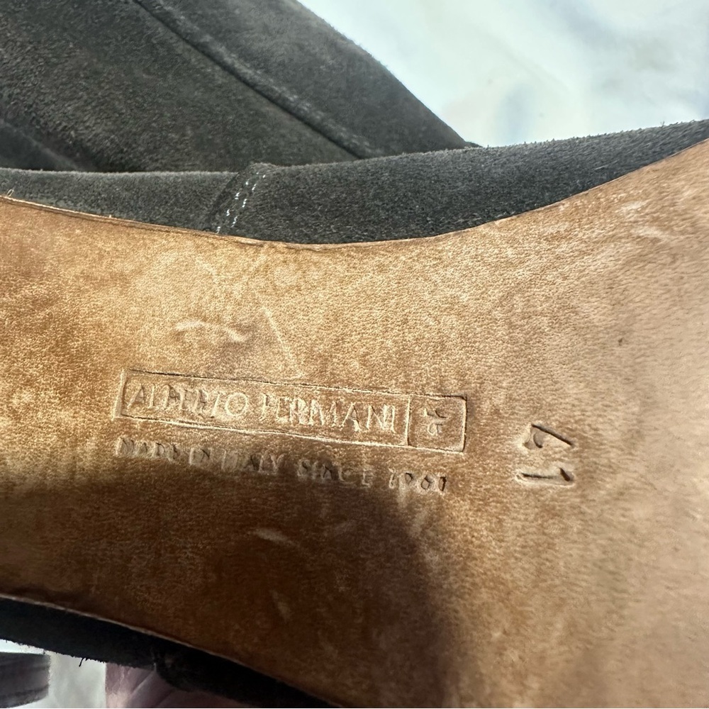ALBERTO FERMANI Italy CHIARA Ankle Boot Suede Leather size 41 reg $495 - Picture 6 of 11